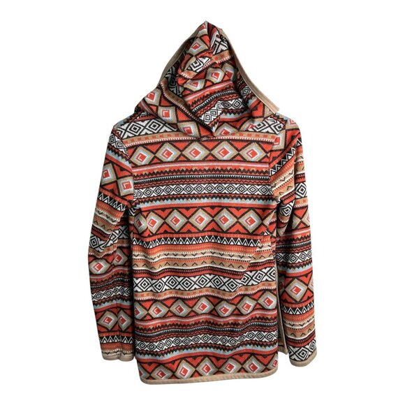 Event Women's Hooded Open Cardigan Southwestern Aztec print Women's Size Small - Picture 3 of 7